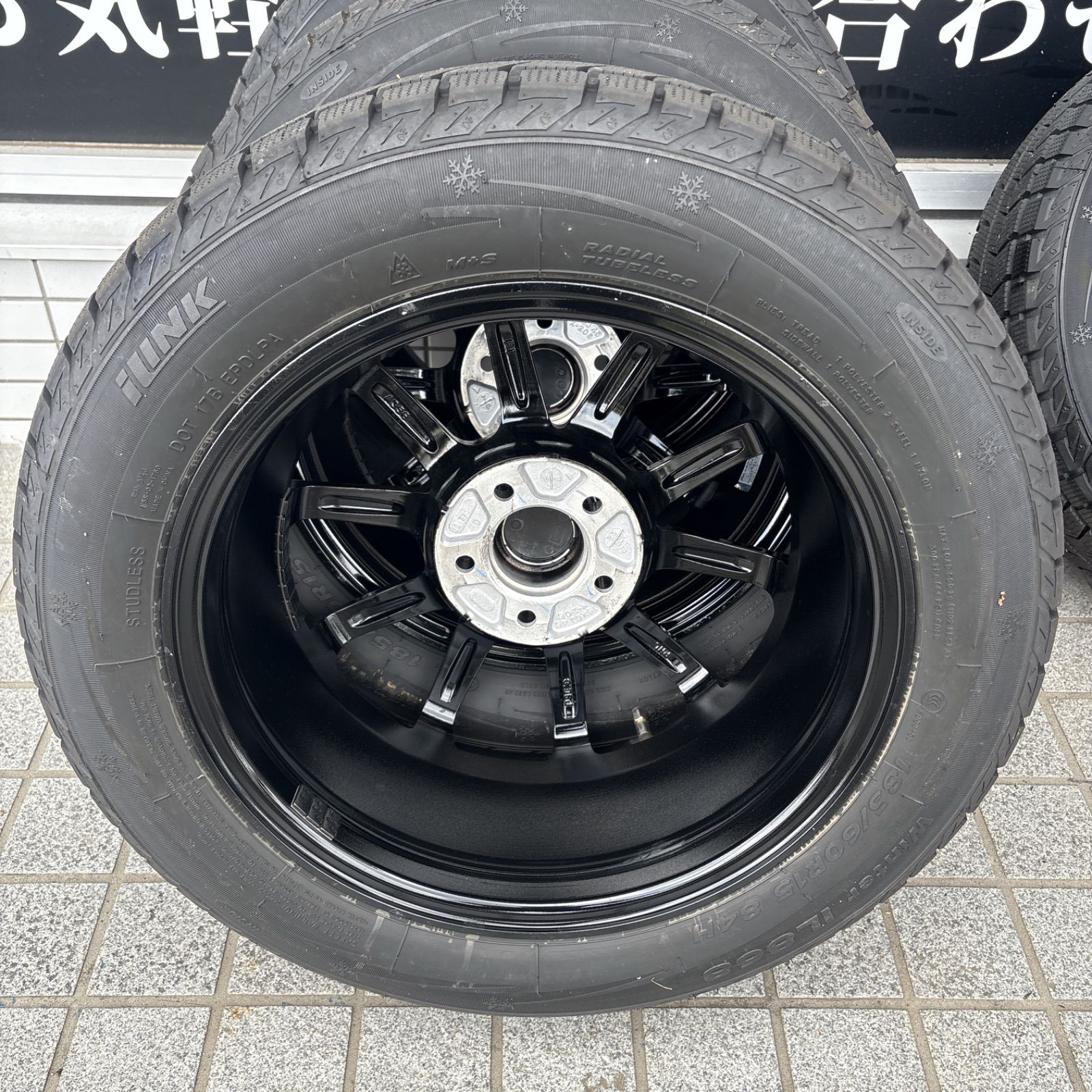 最終値下げ【送料無料！！バリ溝】共豊 ザインEK 185/60R15 ホイール 