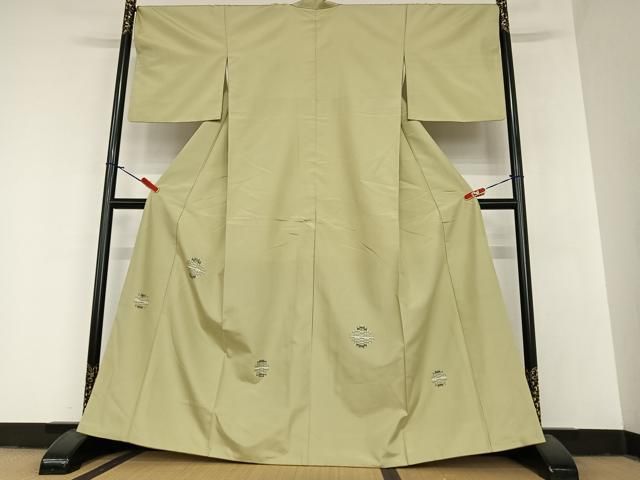 平和屋着物●紬　訪問着　道も織　ロートン織　正絹　逸品　AABA0232zg 平和屋着物○紬 訪問着 道も織 ロートン織 正絹 逸品 AABA0232zg