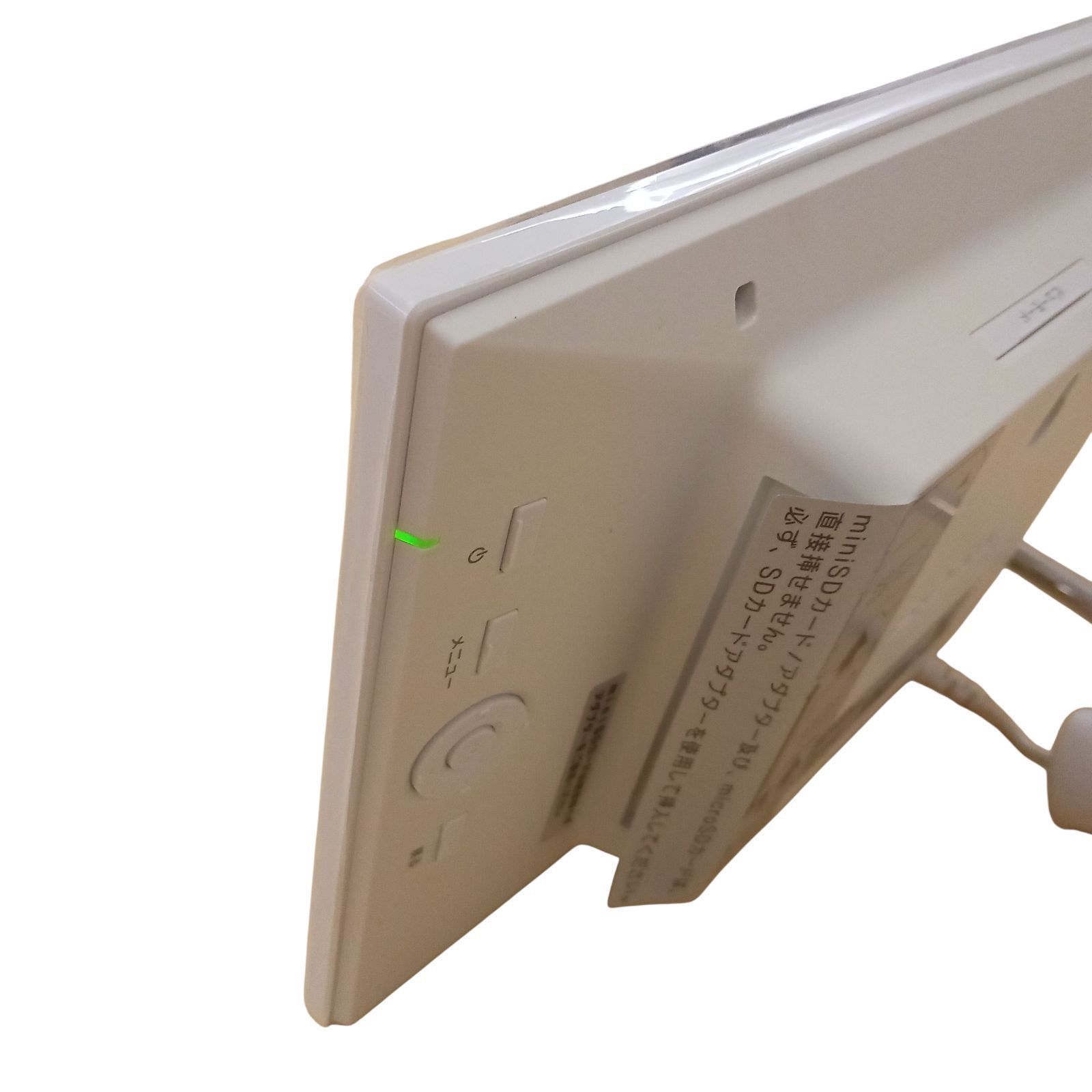 X10090 デジタルフォトフレーム SONY D75ホワイト DPF-D75/w 電源