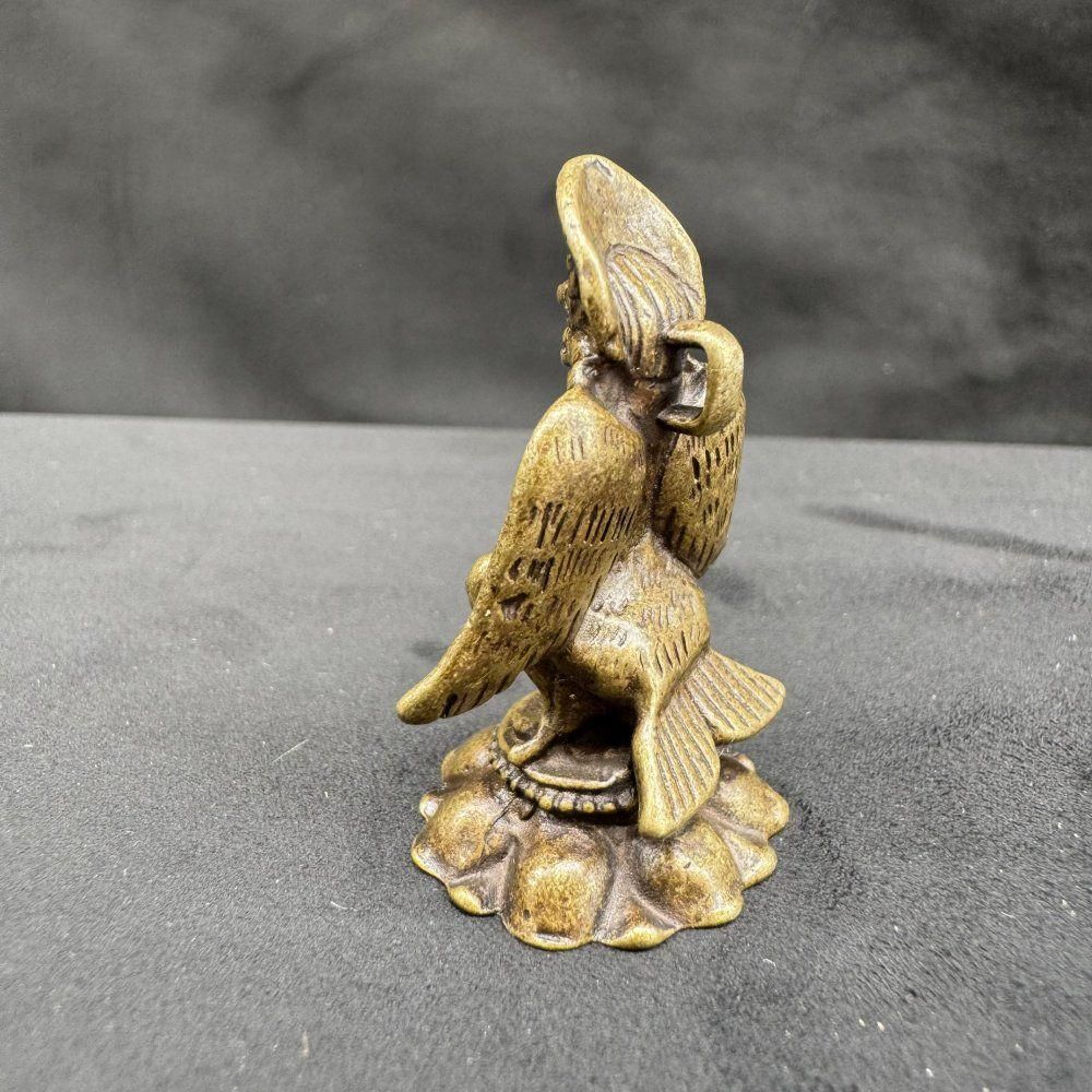 銅製 仏教美術 「金翅大鵬鳥」辟邪 開運風水 招財 置物 工芸品 装飾品