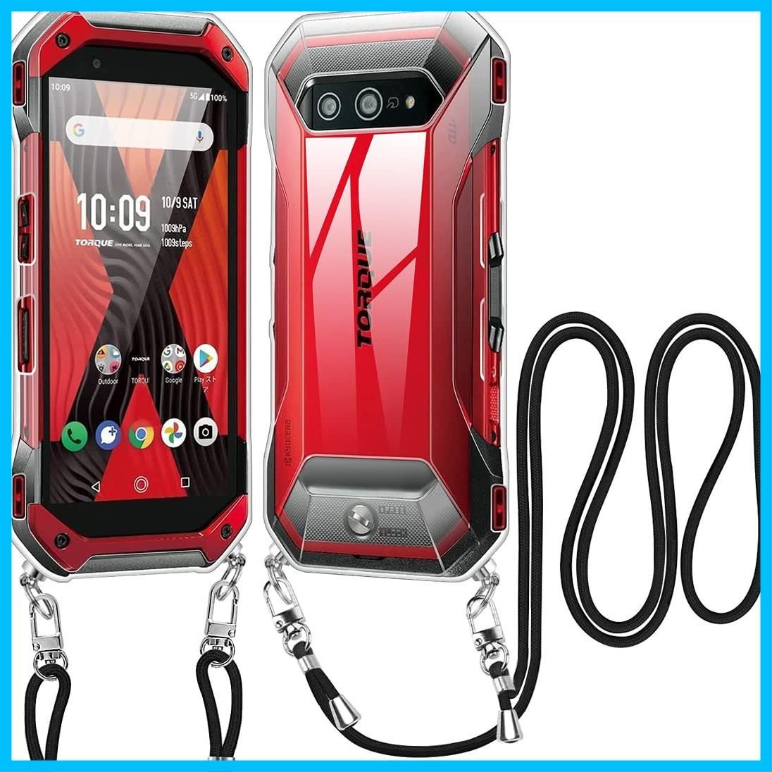 数量限定】TORQUE 5G KYG01 ケース ショルダー クリア Kyocera TORQUE 