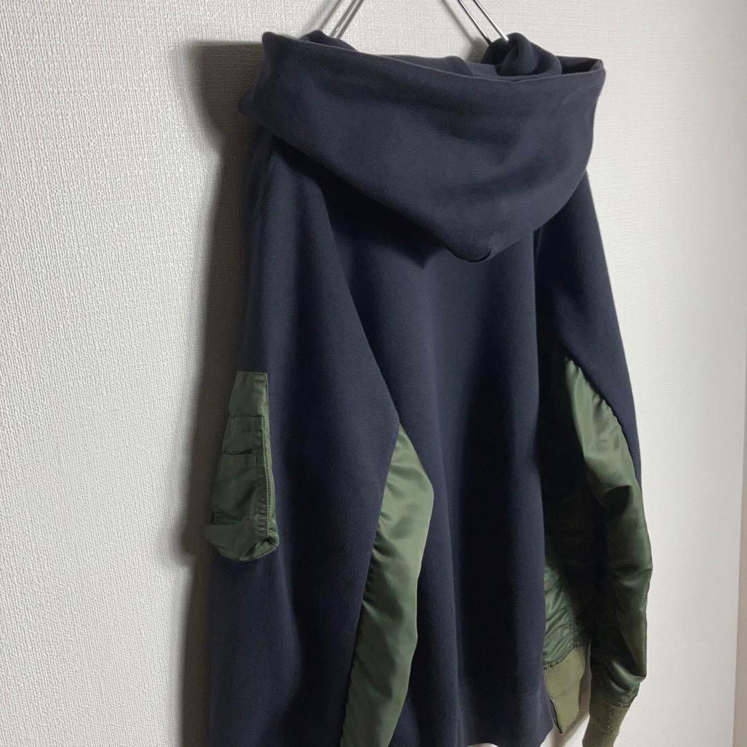 【あんしん鑑定対応】NIKE x sacai ロゴ コラボ パーカー あんしん鑑定対応】NIKE x sacai ロゴ コラボ パーカー - メルカリ