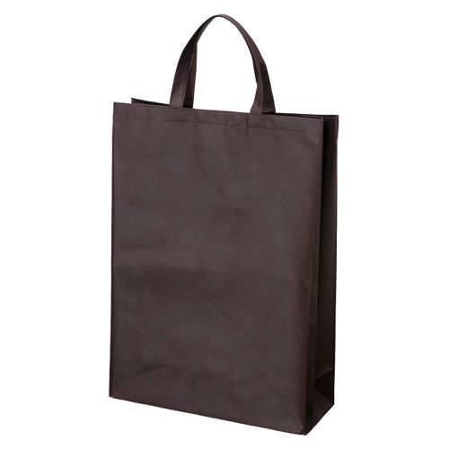 【新品，定番人気】 サンナップ(SunNap) 不織布バッグ ブラウン 中 マチ付 入数：1袋(10枚) FBH-45BR(32211) その他