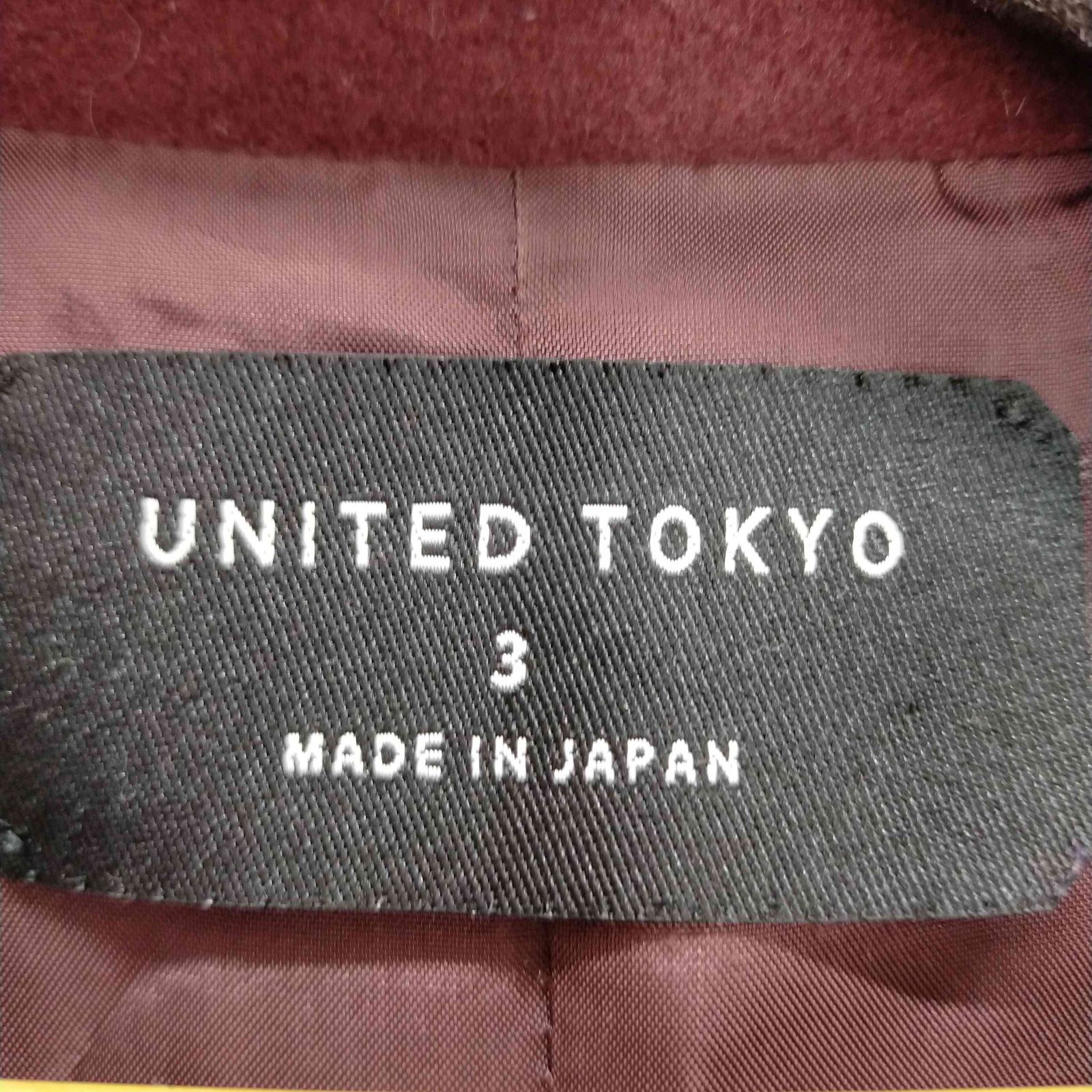 ユナイテッドトウキョウ UNITED TOKYO ビーバーVネックコート