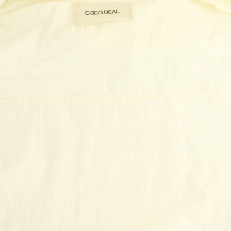 ココディール COCO DEAL 25SS ドロストスリーブワークブルゾン