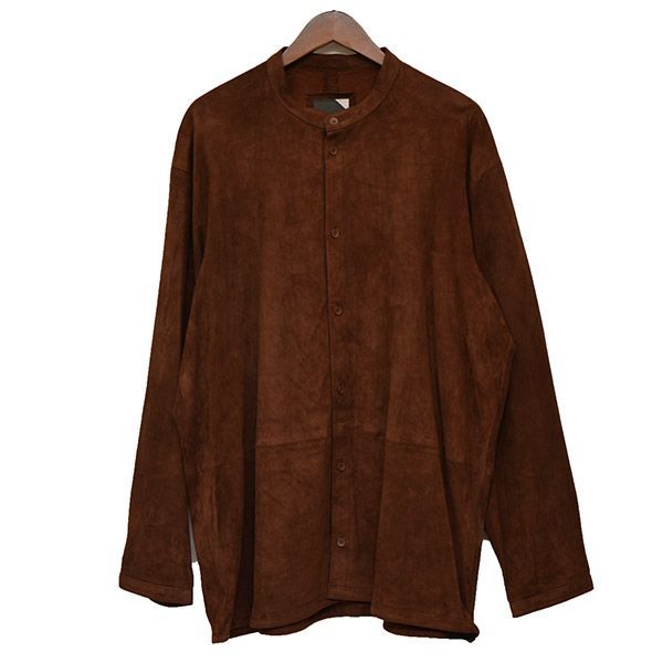 新品未使用ATON LAMB SUEDE SHIRT JACKET エイトン