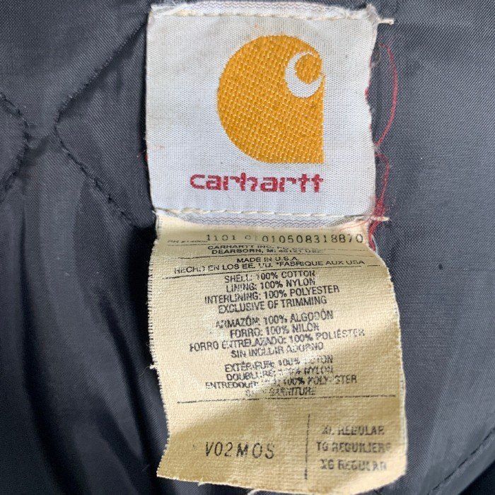 Carhartt カーハート ダックベスト モスグリーン V02MOS USA製 Size XL ...