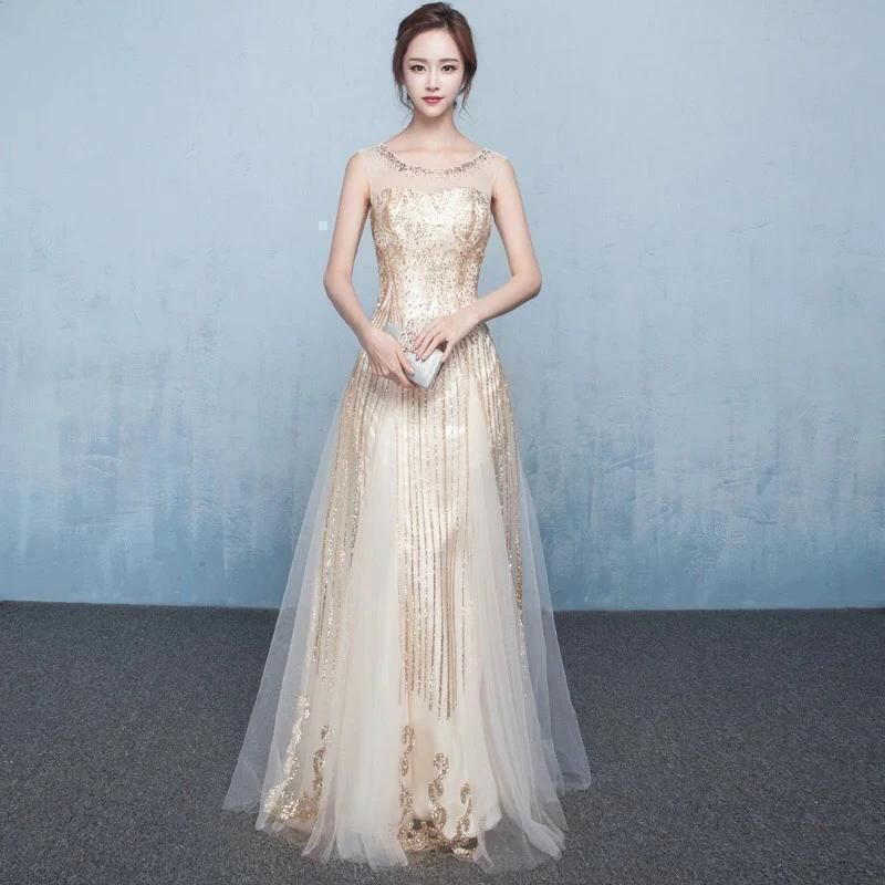 パーティードレス ロングドレス ワンピース結婚式 大きいサイズ 韓国  