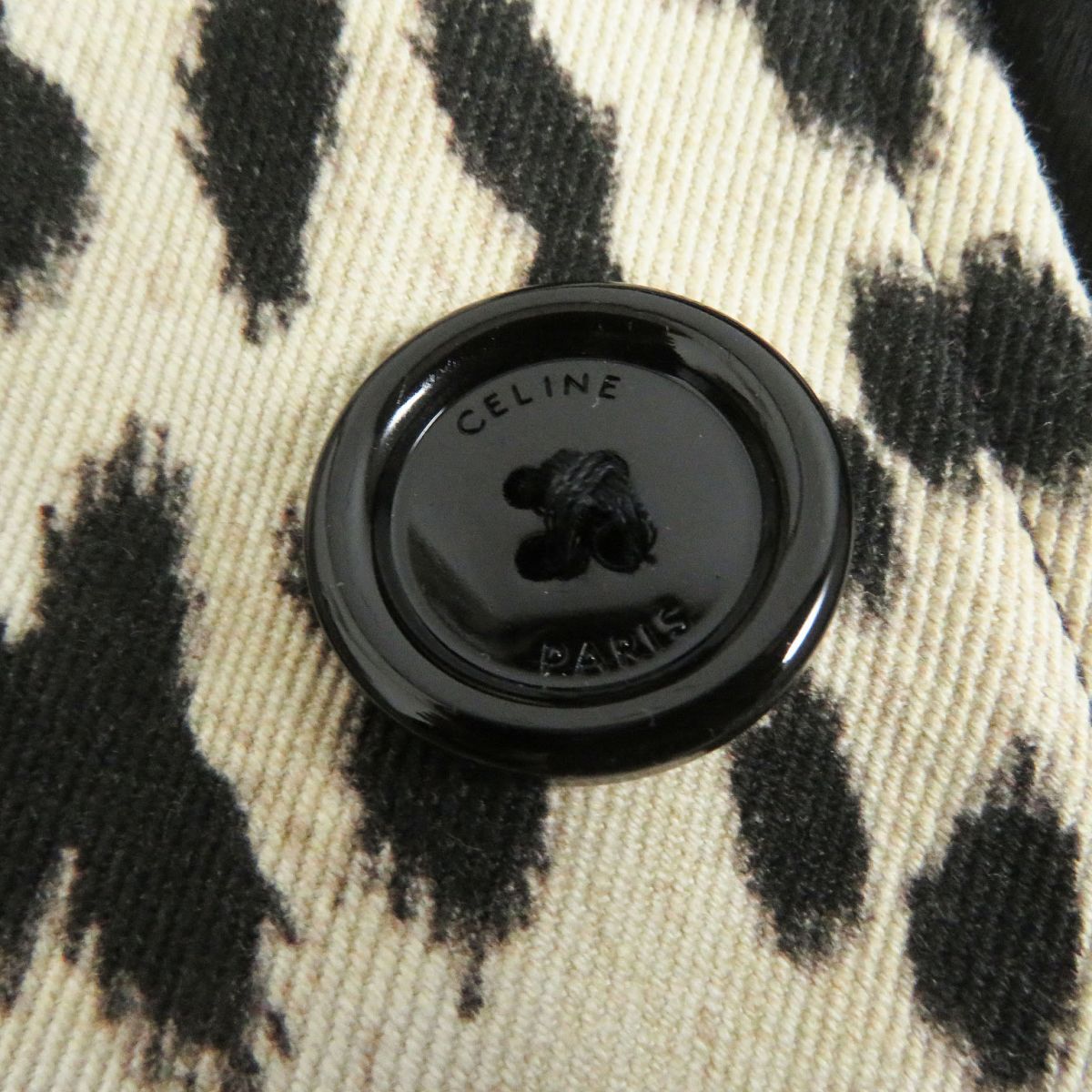 極美品□19SS CELINE/セリーヌ 2M136944D レオパード 総柄