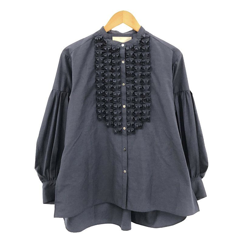 ネット購入 MARILYN MOON モダンタックフリルワッシャーブラウス