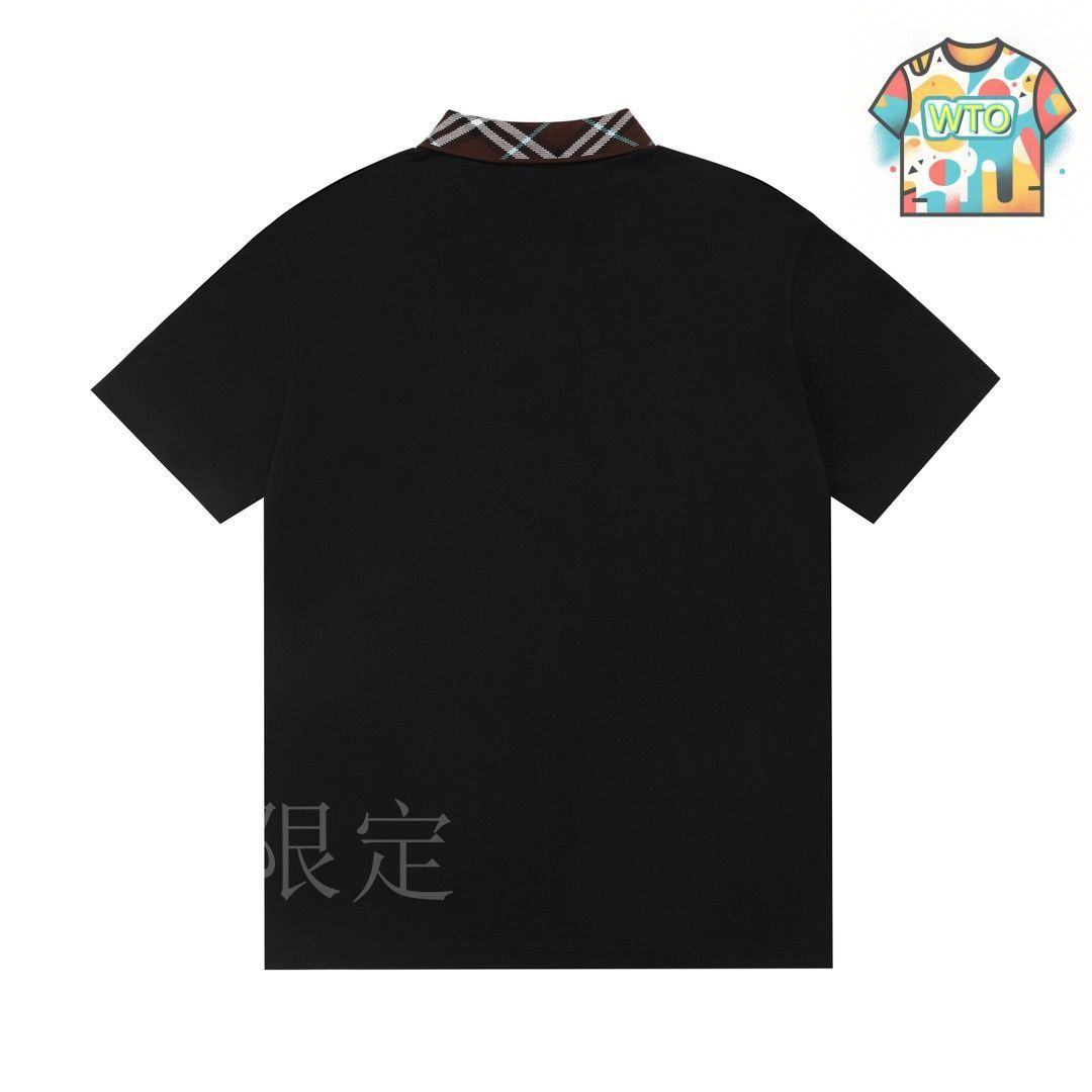 BURBERRY ロゴプリントポロシャツ 今日特価】Burberry カラーブロック 扁機領 ポロシャツ-3 - メルカリ