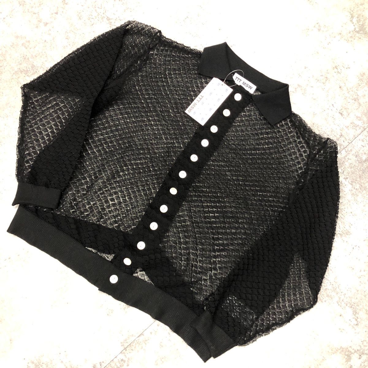 TTT_MSW ティーモダンストリートウェア 22SS See-Through Knit 