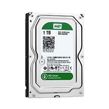 【中古】WD 内蔵HDD Green 1TB 3.5inch SATA3.0（SATA 6 Gb/s） 64MB Intellipower 2年保証 WD10EZRX