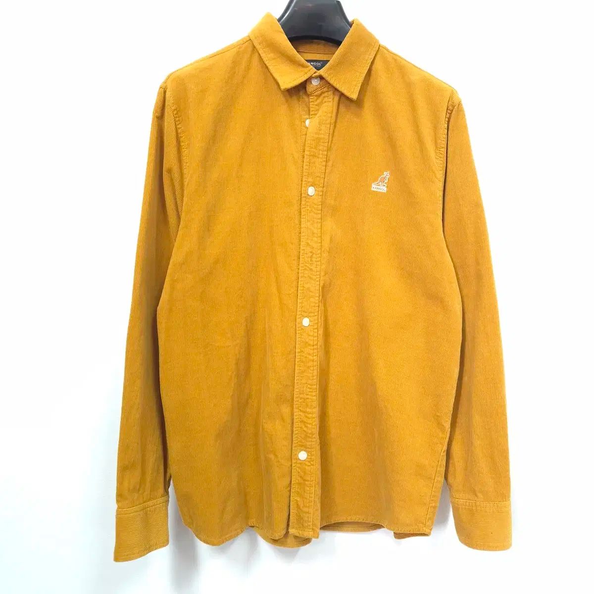 【雷市場（ポンジャン）商品韓国直送】 BT546 KANGOL(カンゴール) メンズ 105 サイズ マスタード コーデュロイ シャツ