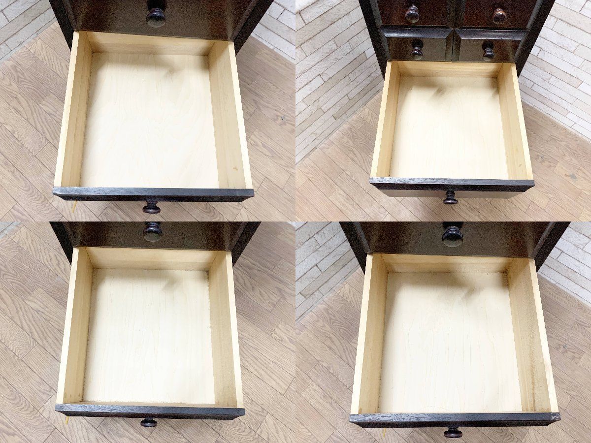 民芸調 スリム チェスト 縦長箪笥 整理タンス 収納 和家具 和モダン ６段 民芸調 スリム チェスト 縦長箪笥 整理タンス 収納 和家具 和モダン 6