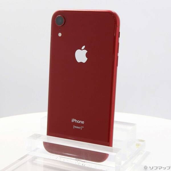 中古品〕 iPhoneXR 64GB プロダクトレッド MT062J／A SIMフリー