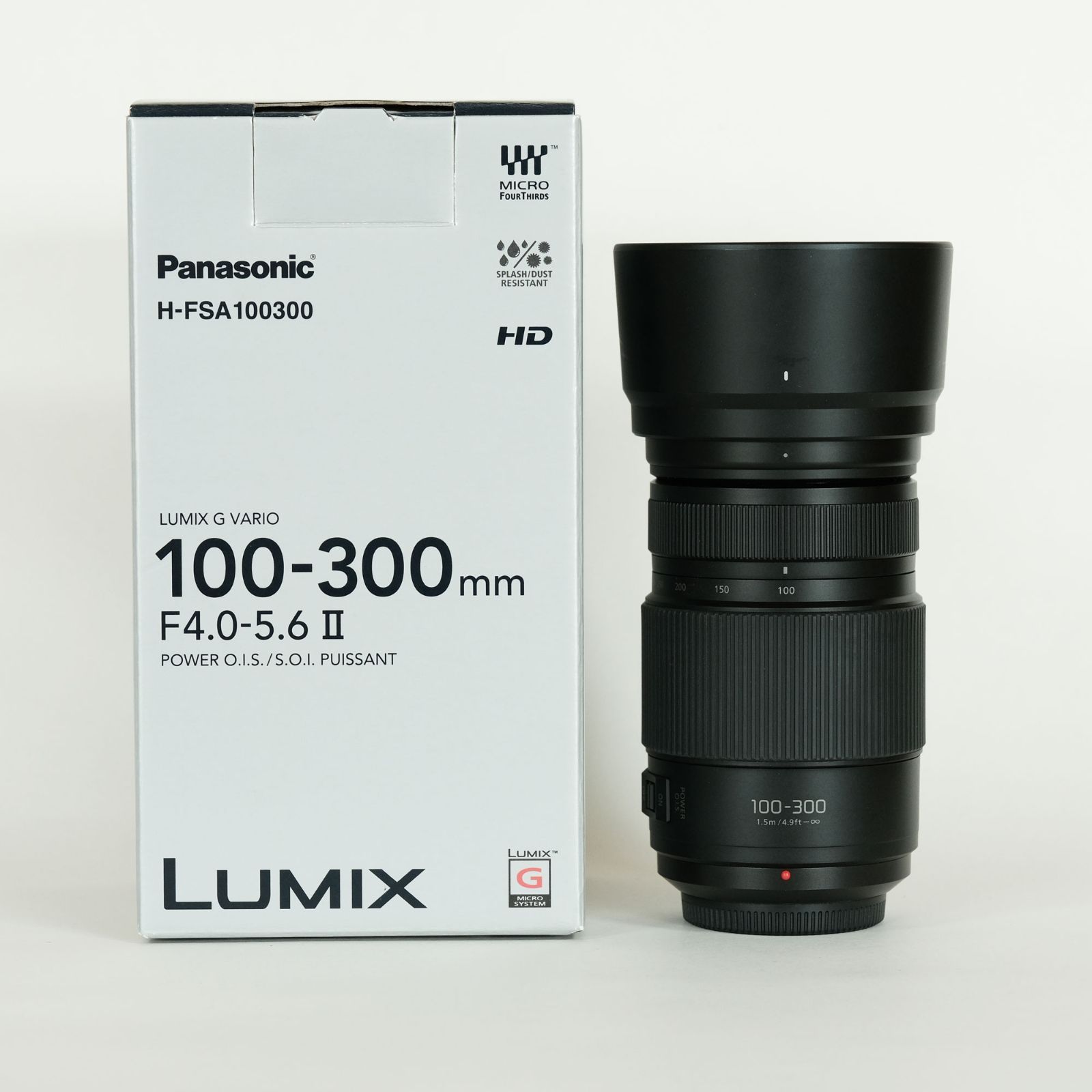 美品] Panasonic LUMIX G VARIO 100-300mm / F4.0-5.6 II / POWER O.I.S. /  マイクロフォーサーズマウント - メルカリ