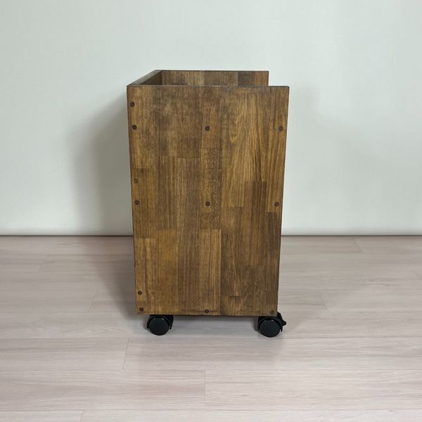 キャスター付】本棚・棚・ボックス・ラック・シェルフ・木製・収納＜No