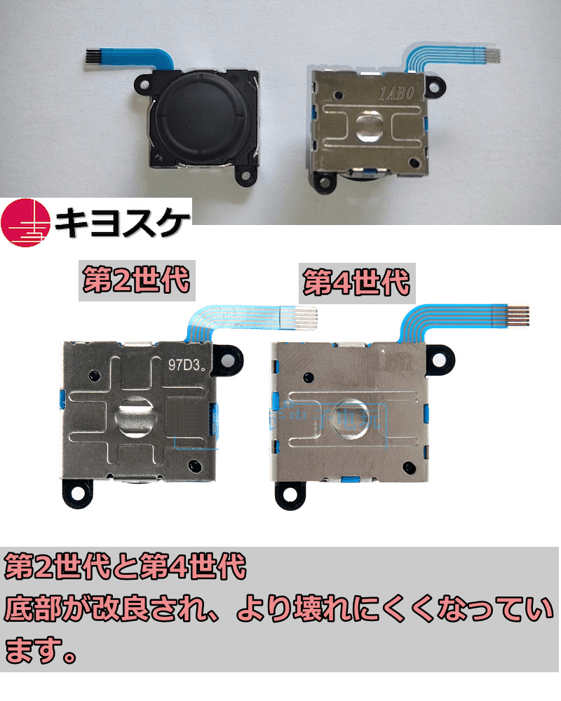 キヨスケ Joy-Con互換 修理キット 超 ジョイコン用 パーツセット
