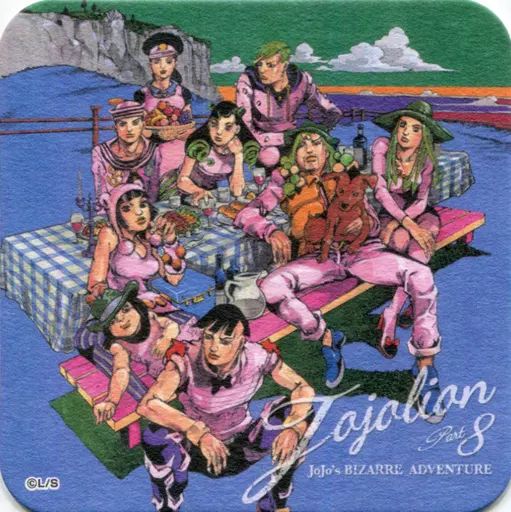 中古】コースター(キャラクター) 集合(ジョジョリオン) 「荒木飛呂彦