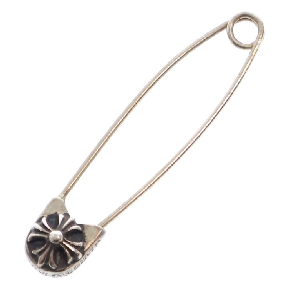 CHROME HEARTS (クロムハーツ) SAFETY PIN LG ラージセーフティピン シルバーネックレストップ