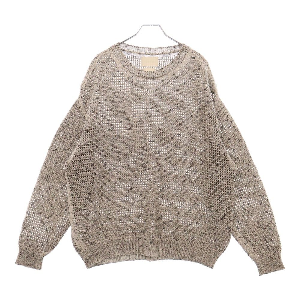 YOKE (ヨーク) 24SS MESH KNITTED CREWNECK SWEATER メッシュニット  