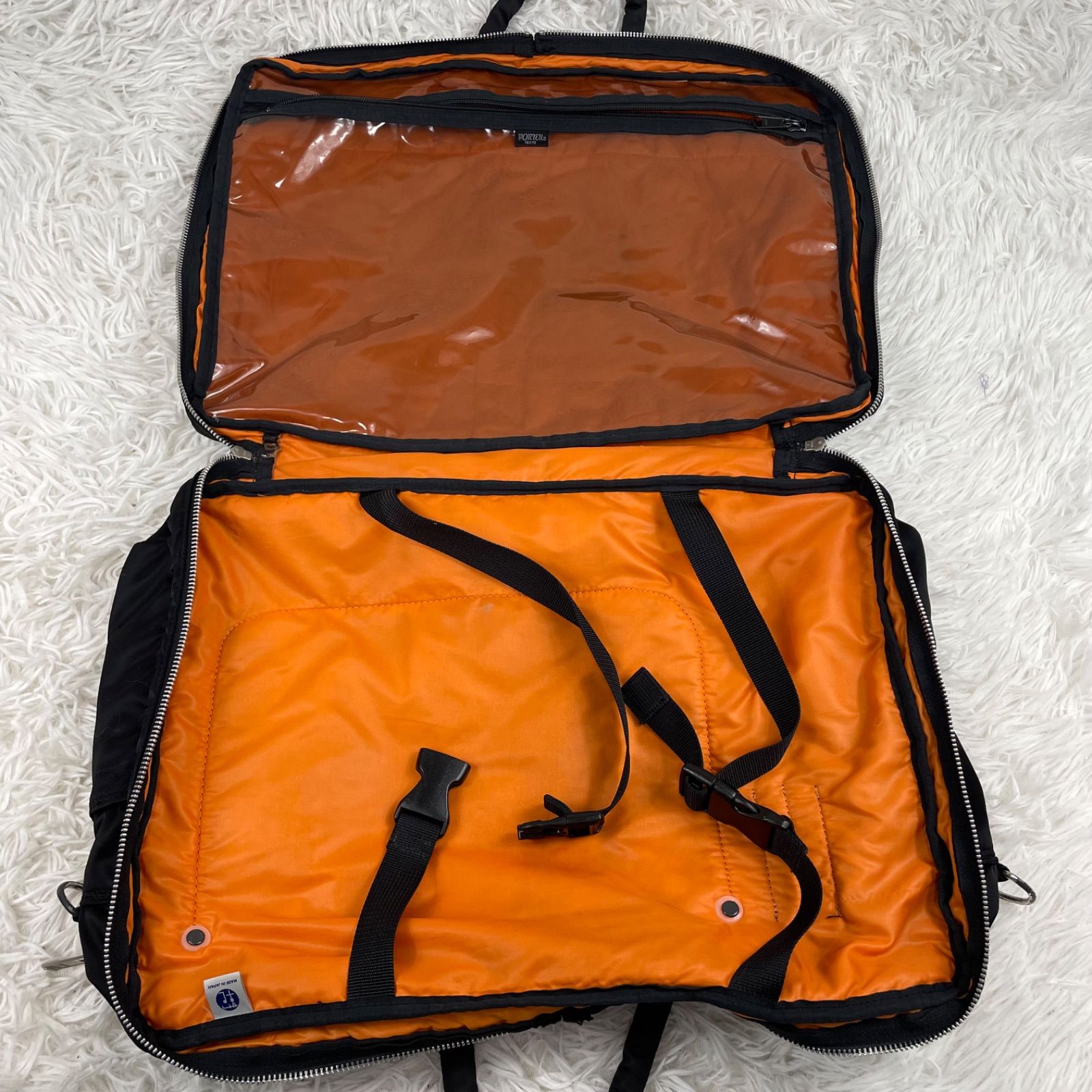 美品 大きめ PORTER ポーター オーバーナイト 2way タンカー 2層式 A3