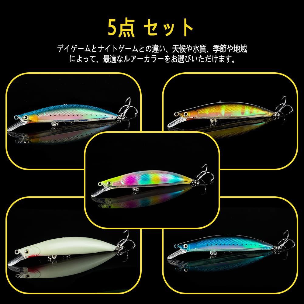 ColorGo ルアー フローティングミノー シーバス ヒラメ 青物 12g 17g