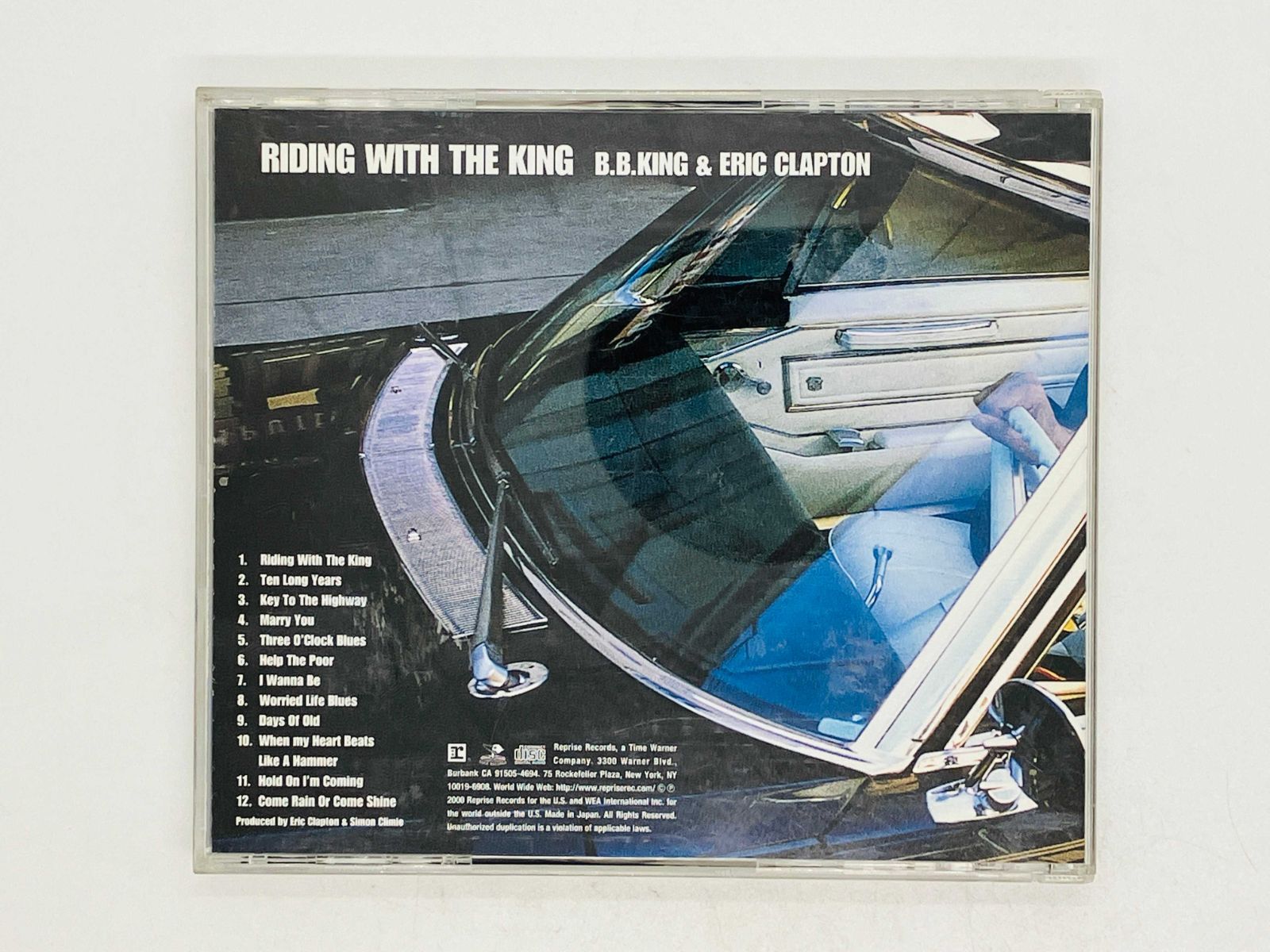 CD B.B.KING & ERIC CLAPTON RIDING WITH THE KING / キング & エリック クラプトン / ライディング ウィズ ザ キング / WPCR10800 Z20