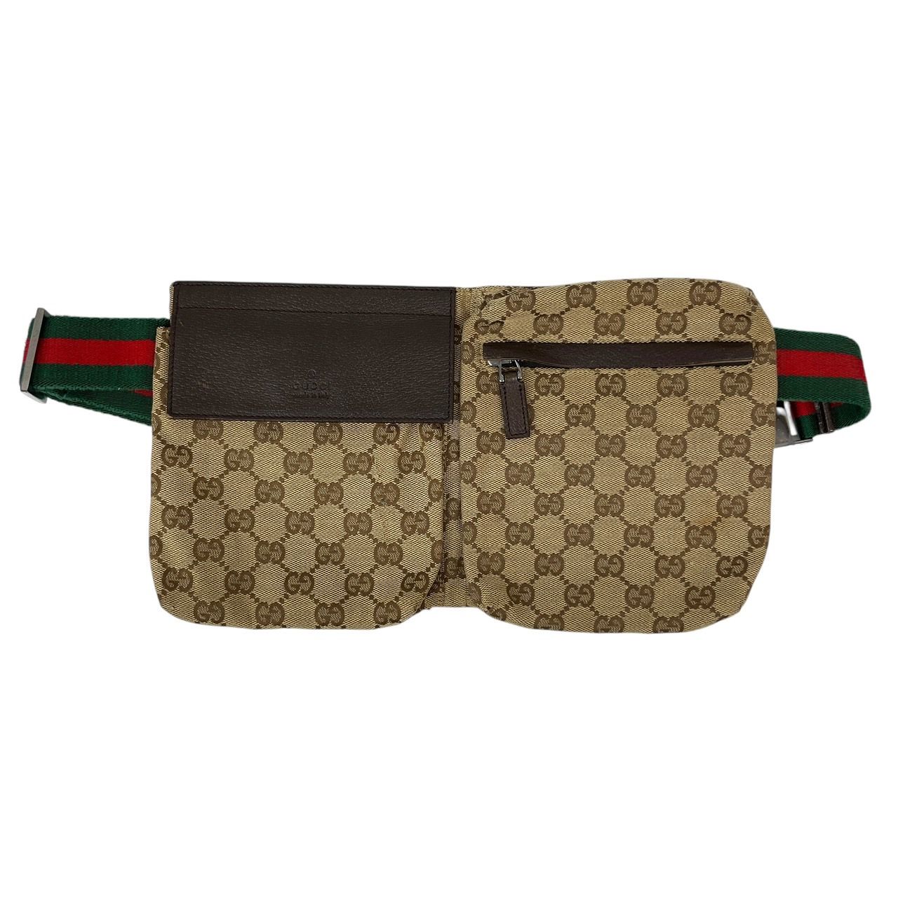 GUCCI】グッチ GGキャンバス 28566 ウエストバッグ メンズ ウエスト  
