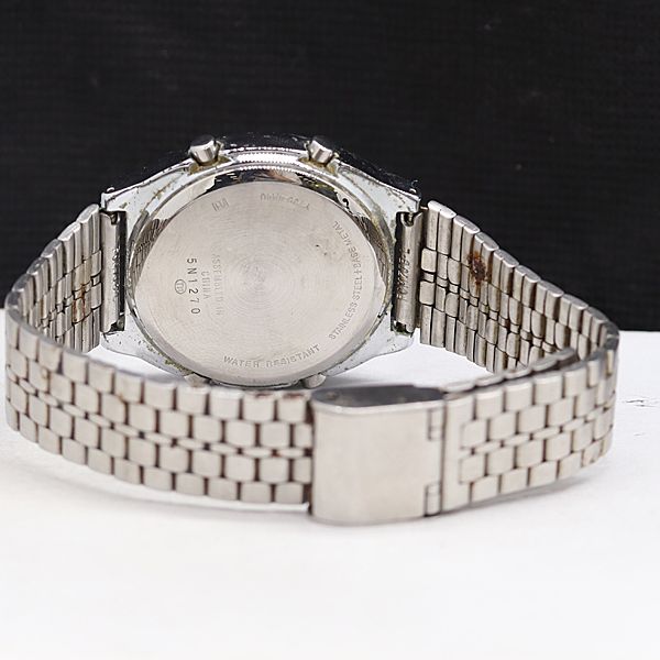 稼働 セイコー アルバ Y735-4A40 QZ デジタル文字盤 メンズ