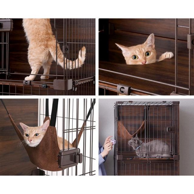公式】猫 ケージ キャットケージ 3段 大型 ペットケージ