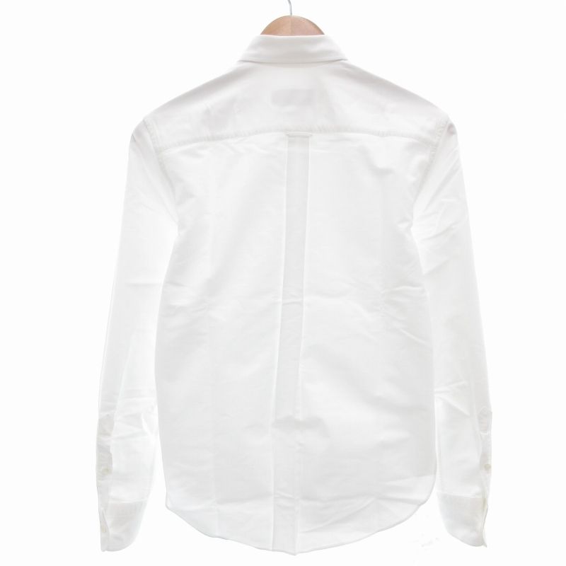 【美品】MAISON KITSUNÉ ホワイト ボタンダウンシャツ 39 美品】MAISON KITSUNÉ ホワイト ボタンダウンシャツ 39
