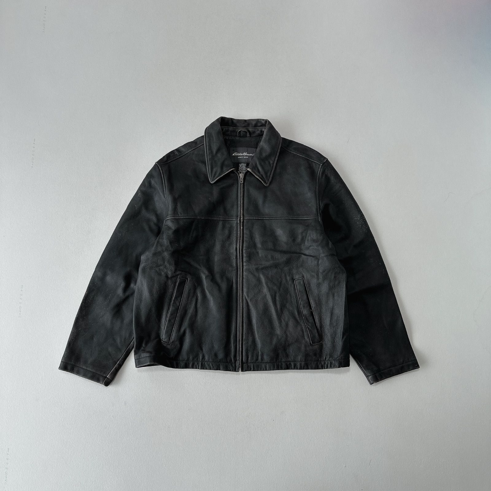 エディーバウアー レザージャケット Eddie Bauer Genuine