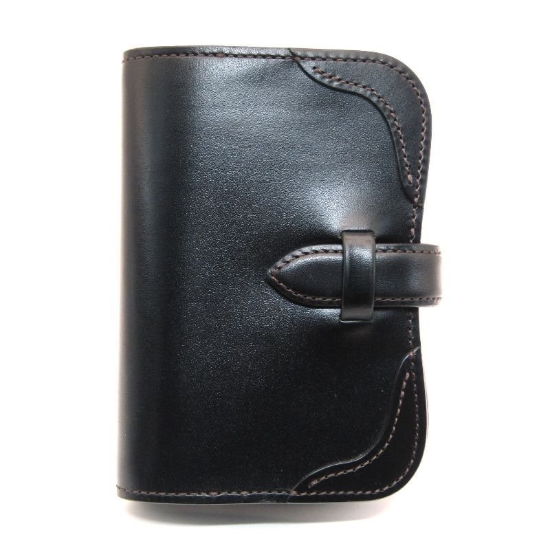 WILDSWANS ワイルドスワンズ 手帳カバー GENESIS サドルプルアップ システム手帳 ジェネシス 6穴 ブラック 黒 80007183