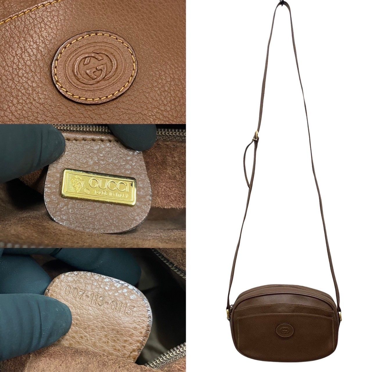 極 美品 希少品 GUCCI オールドグッチ グッチ ヴィンテージ GG ロゴ 