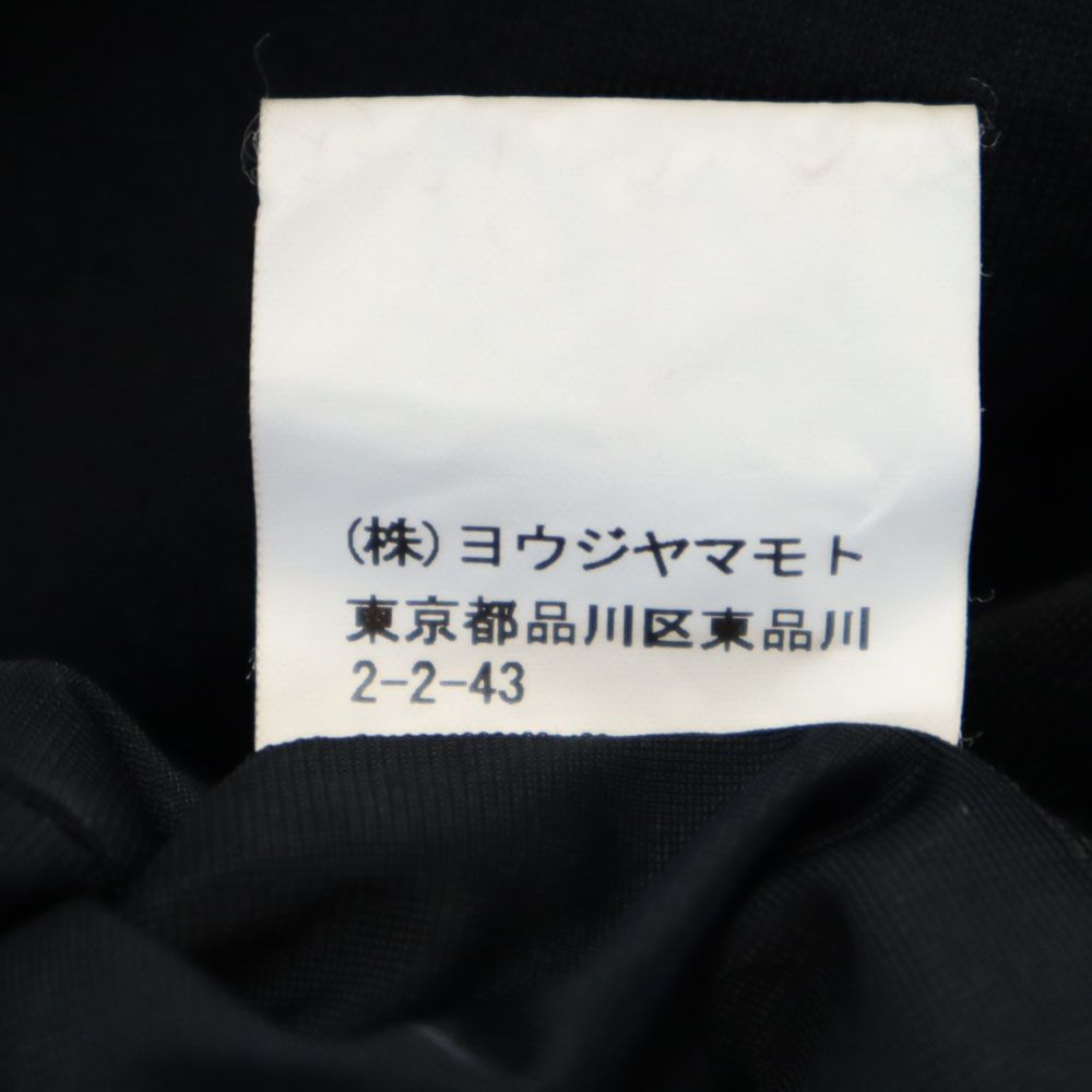 ワイズ 日本製 ノーカラー ブルゾン ブラック Y's ジャケット ジャージ