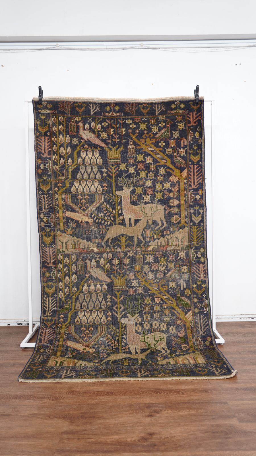 ヴィンテージラグ アフガニスタン バルーチ族 トライバルラグ 191cm