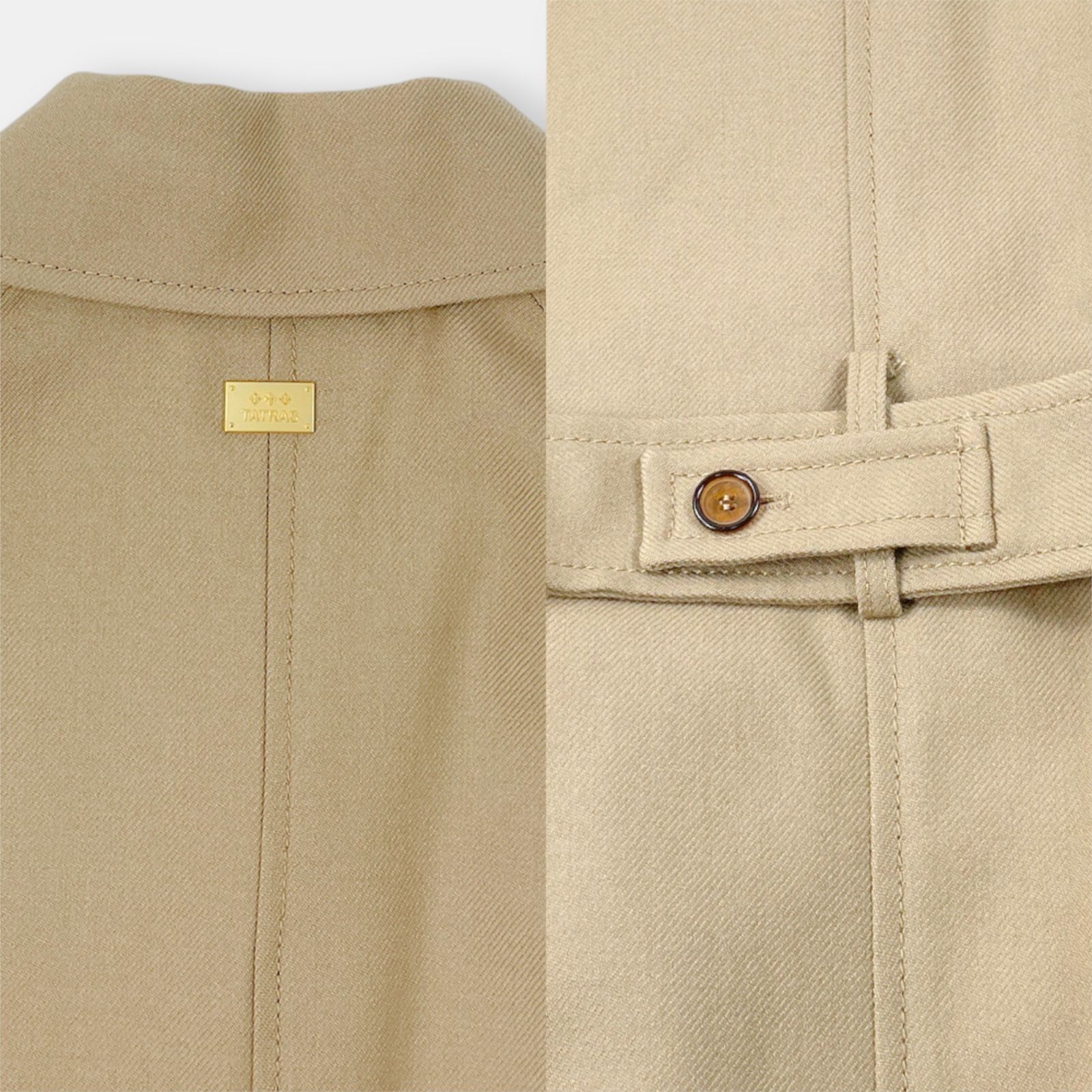 美品 TATRAS 23AW KHALITA ライトダウン トレンチコート 01 美品 TATRAS KHALITA 23AW タトラス カーリタ ライトダウン トレンチ