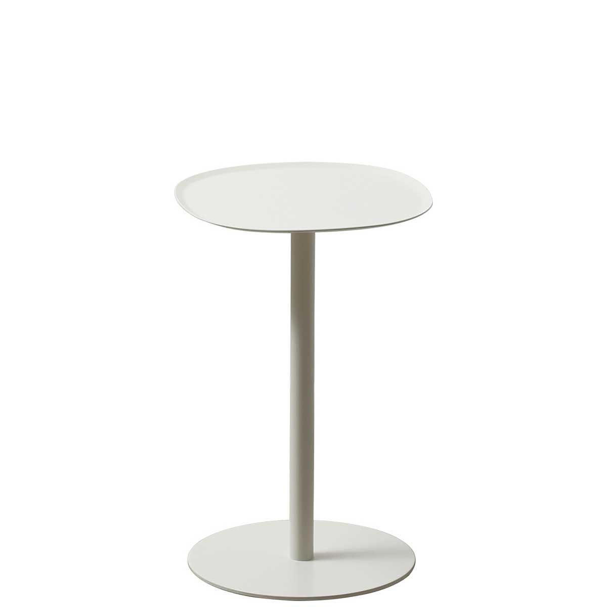 新品 サイドテーブル イデアコ ミニマムサイドテーブル23 ideaco minimal steel furniture side table 23 H350 サンドホワイト【SPORTUS】※北海道・沖縄発送不可