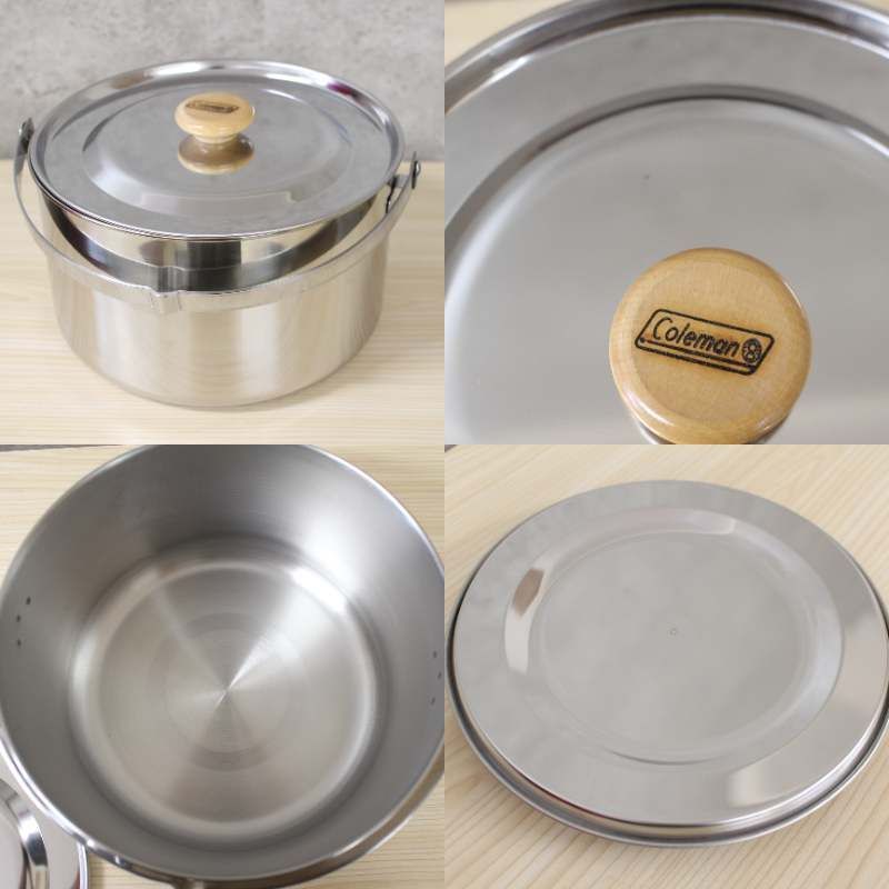 S001)【美品/廃盤品】Coleman/コールマン ステンレスクック