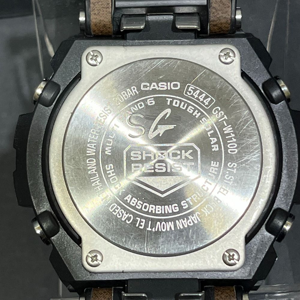 G-SHOCK  G-STEEL  GST-W110-1AJF   美中古品 06w11469 G-SHOCK GST-W100Series GST-W110-1AJF 腕時計 【中古