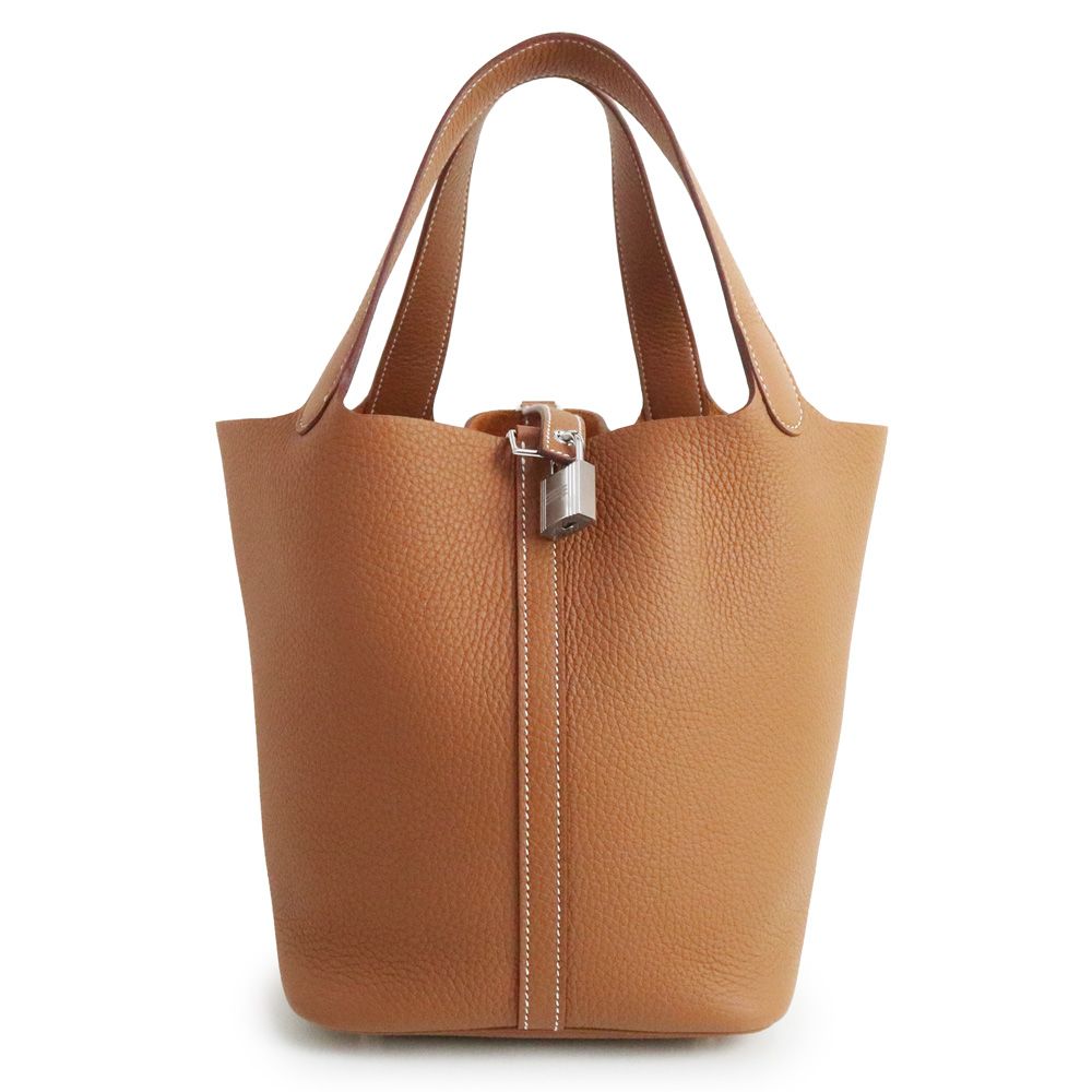 ◆VINTAGE◆【HERMES】Picotin22*W刻印*クレマンスレザー*バッグ エルメス ピコタンロック 22 MM ハンドバッグ トリヨン