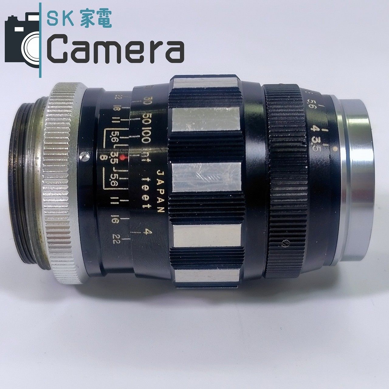希少 KOMURA 80ｍｍ F3.5 L39 コムラ ゼブラ Sankyo Koki Tokyo キャップ Canon 34ｍｍ CLOSE-UP LENS 付 希少 KOMURA 80mm F3.5 L39 コムラ ゼブラ Sankyo Koki Tokyo