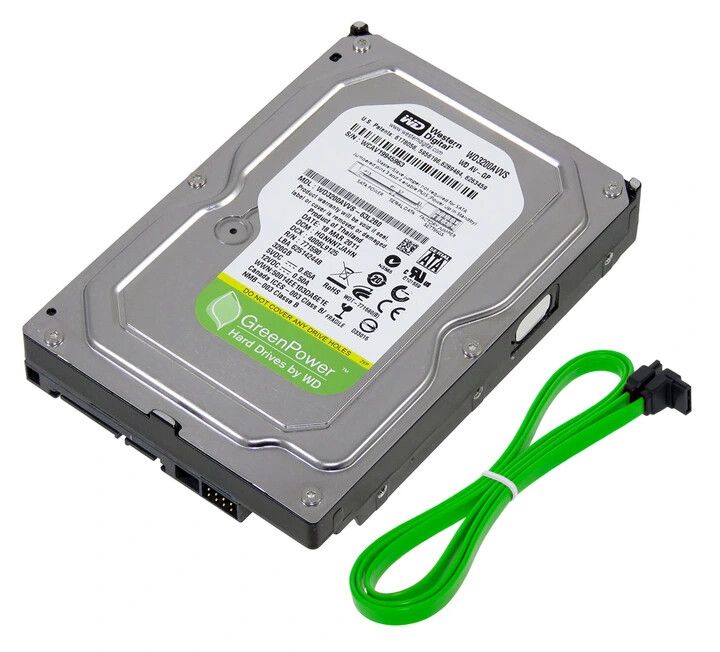 320GB Western Digital Green SATA 5400U|Min 8MB 3.5 Cache HDD
