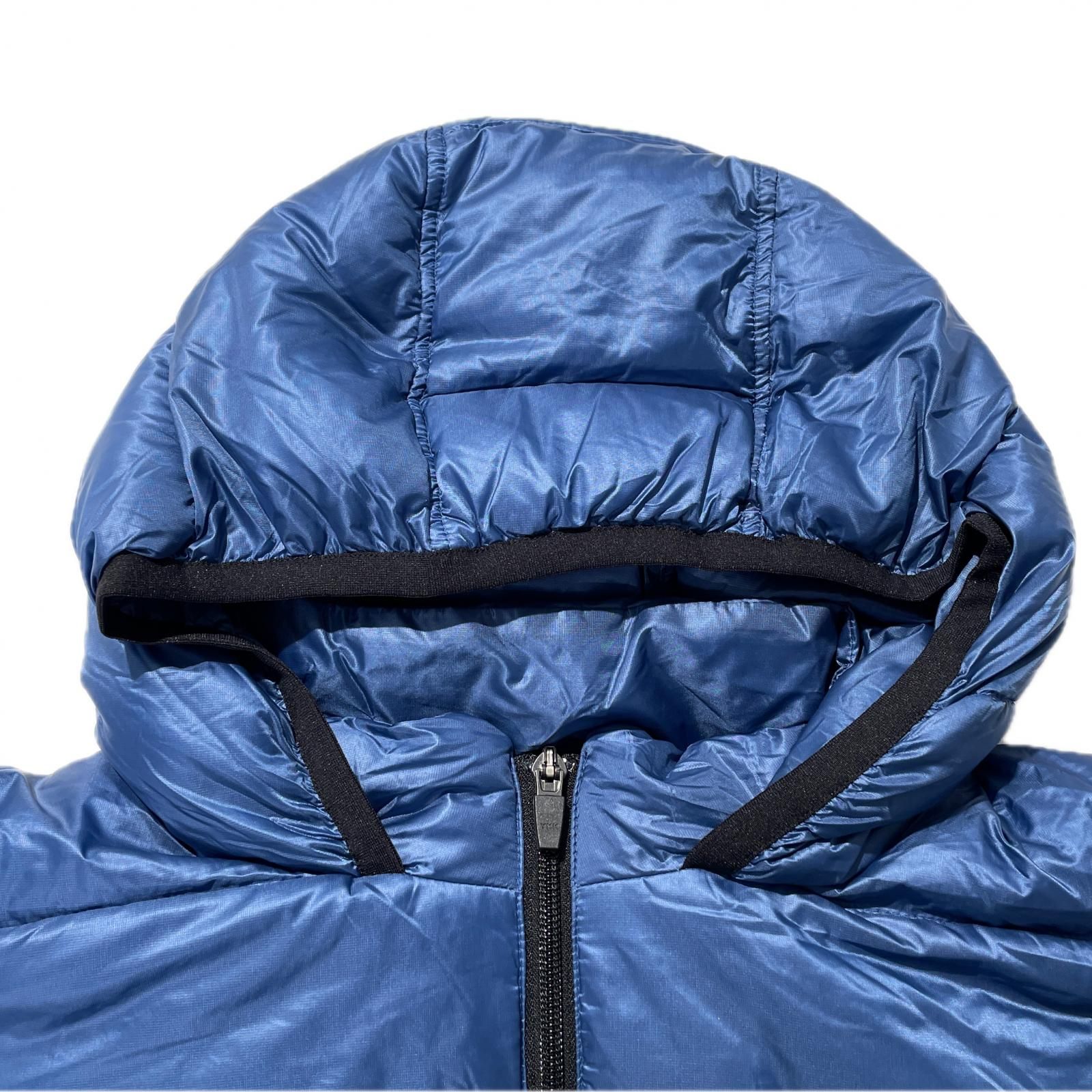 メンズ パパス PAPAS ダウンジャケット L ブルー 青系 フルジップ 防寒 LLC-HASEGAWATOSO_COM