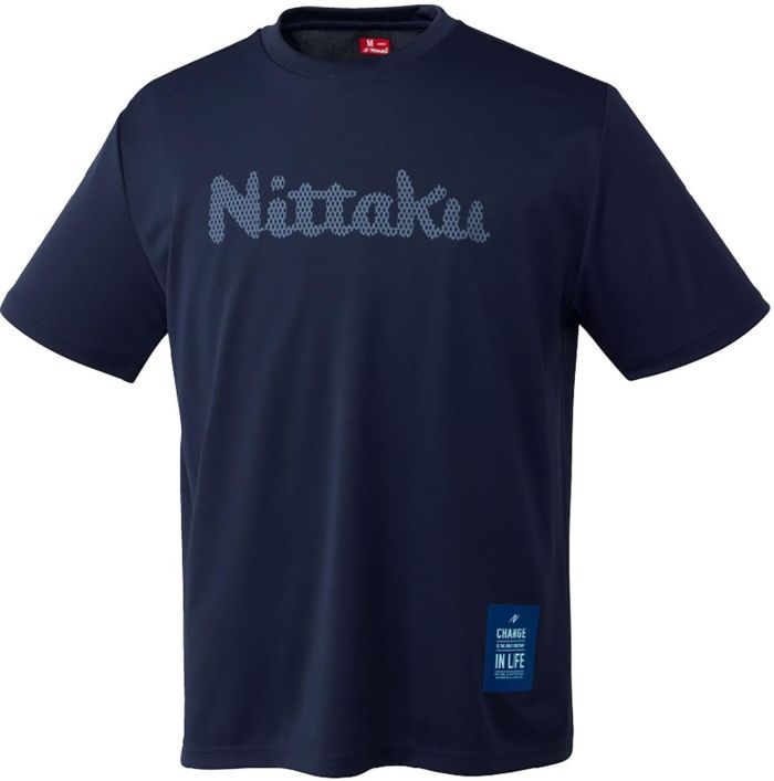 【新品・5営業日で発送】ニッタク(Nittaku) ニッタクドット_Tシャツ (NX2015) 色 : ネイビー サイズ : XO 