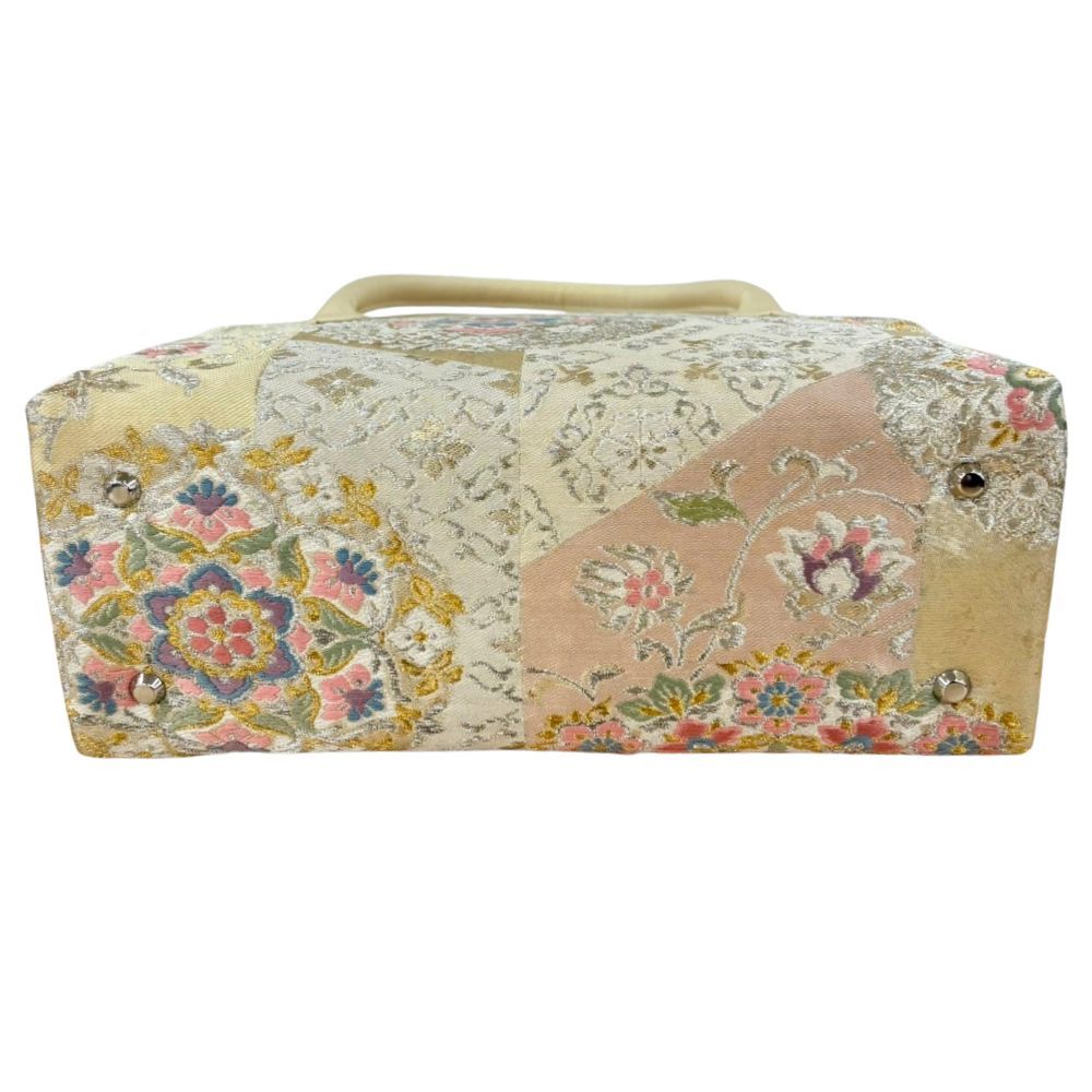 中古・美品】西陣織 正絹100% 刺繍 和装バッグ
