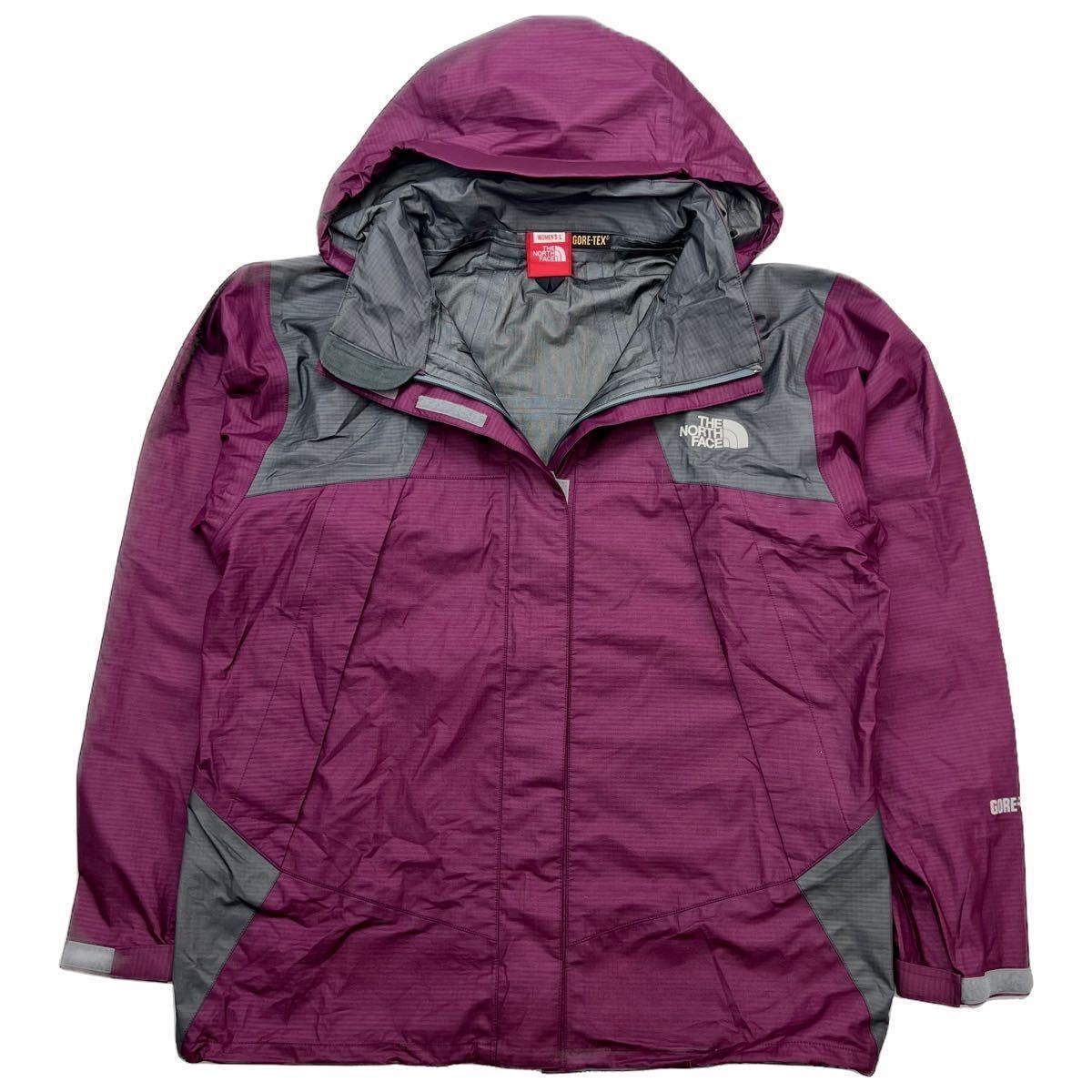 THE NORTH FACE レインテックス 2 ゴアテックス ナイロンジャケット ピンク パープル レディース L 登山 人気 ノースフェイス I300