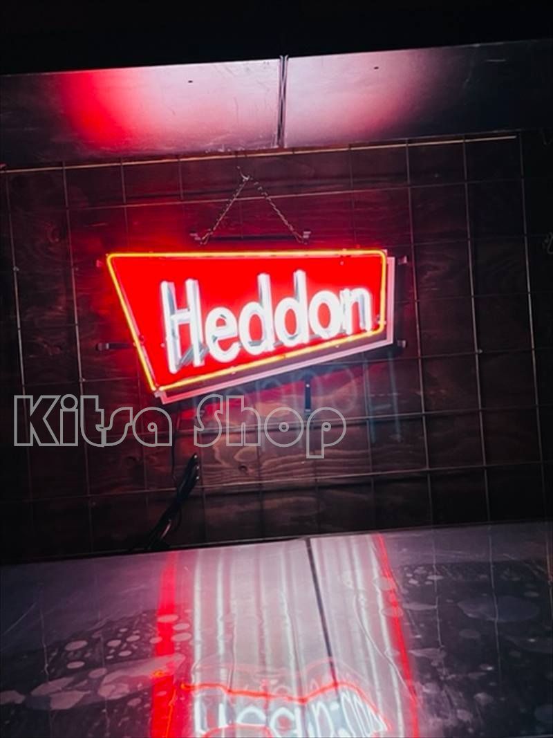 へドン Heddon ネオン 看板 ネオンサイン オールドルアー ダイワ トップ道 ZEAL - メルカリ